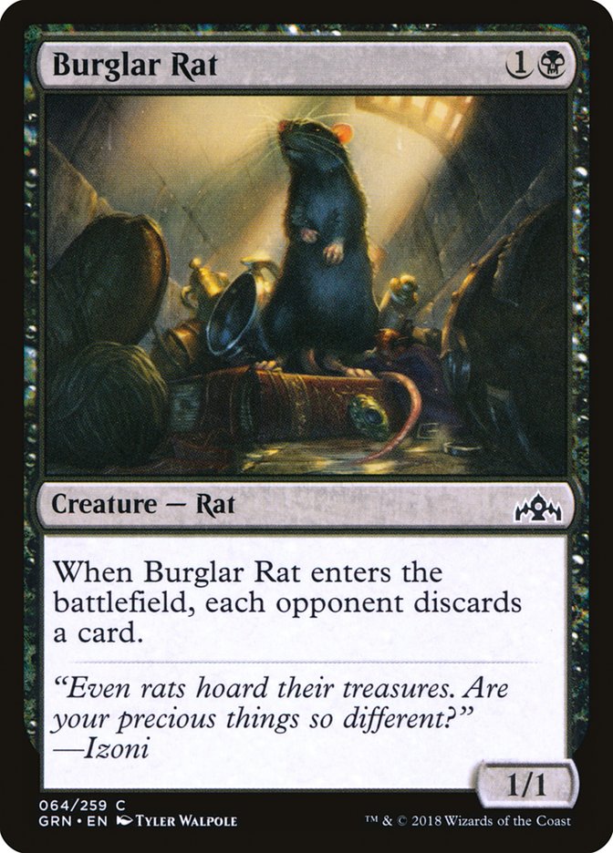 Burglar Rat – Guilds of Ravnica [GRN] – D – #64