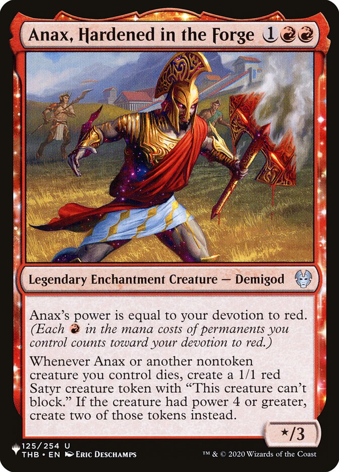 Anax, Hardened in the Forge – The List [PLST] – English – #THB-125