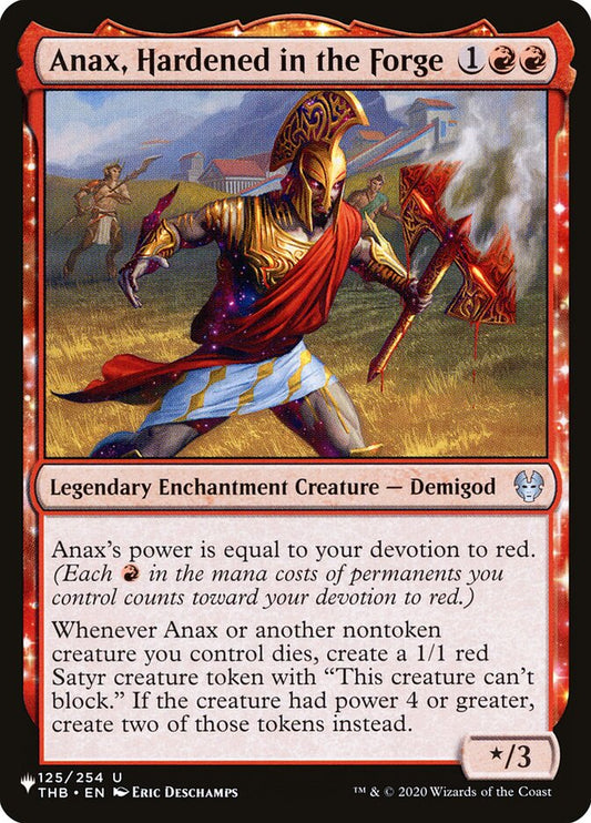 Anax, Hardened in the Forge – The List [PLST] – English – #THB-125