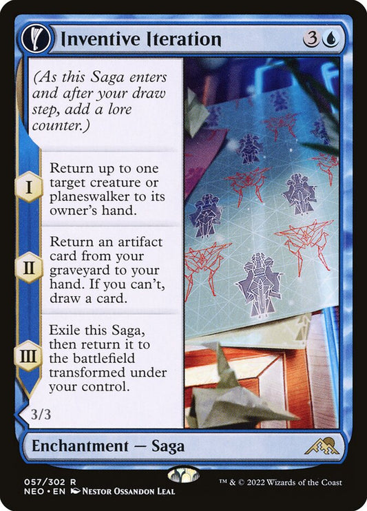 Inventive Iteration // Living Breakthrough – Kamigawa: Neon Dynasty [NEO] – English – #57