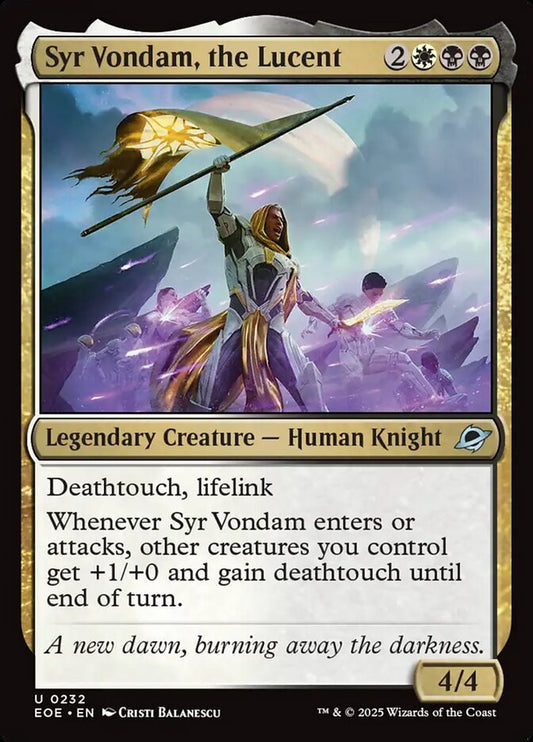 Syr Vondam, the Lucent – Edge of Eternities [EOE] – JP – #232