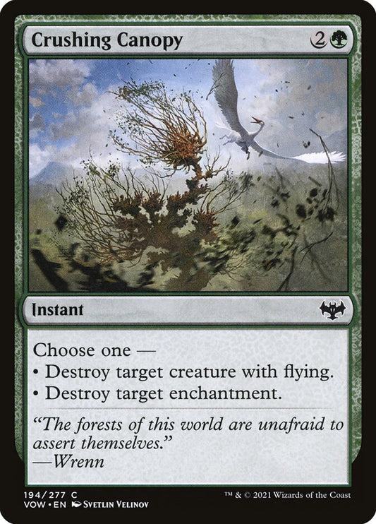Crushing Canopy – Innistrad: Crimson Vow [VOW] – English – #194