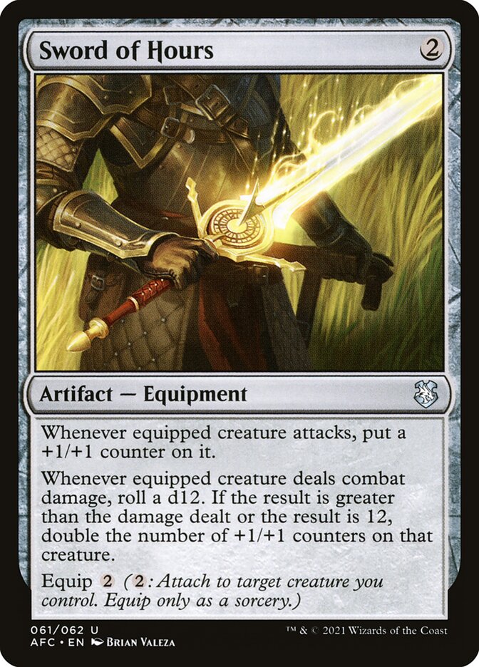 Sword of Hours – Forgotten Realms Commander [AFC] – D – #61