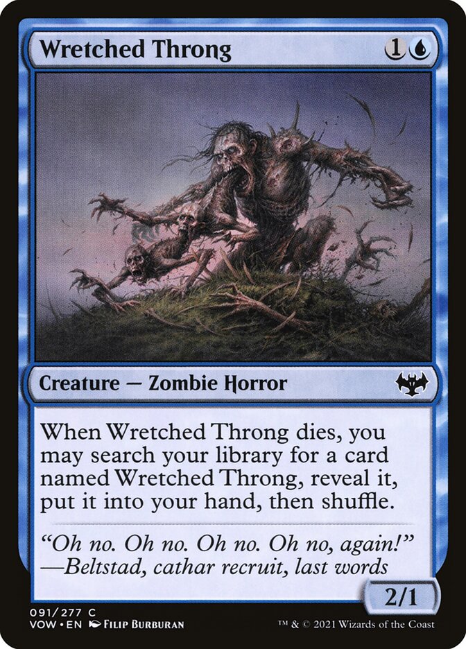 Wretched Throng – Innistrad: Crimson Vow [VOW] – English – #91