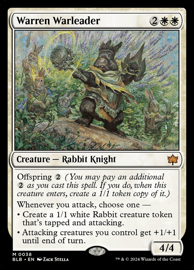 Warren Warleader – Bloomburrow [BLB] – English – #38