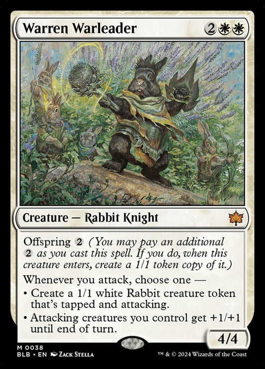 Warren Warleader – Bloomburrow [BLB] – English – #38