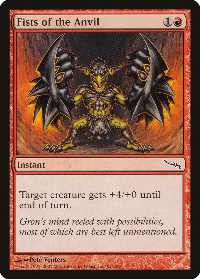 Fists of the Anvil – Mirrodin [MRD] – English – #91