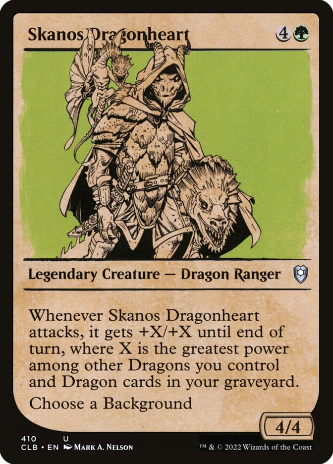 Skanos Dragonheart – Commander Legends: Battle for Baldur's Gate [CLB] – English – #410