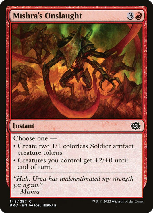 Mishra's Onslaught – The Brothers' War [BRO] – D – #143