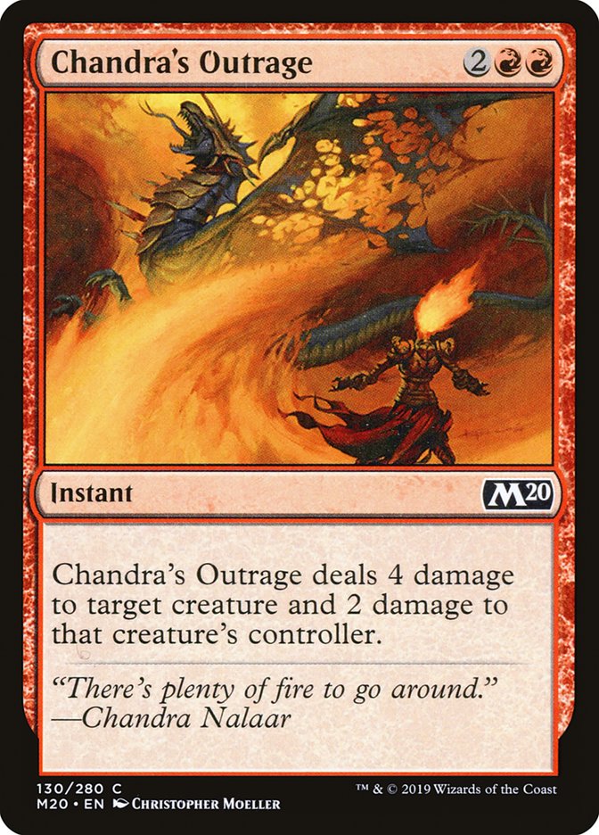 Chandra's Outrage – Core Set 2020 [M20] – D – #130