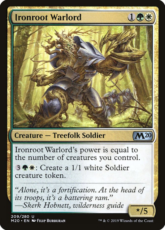 Ironroot Warlord – Core Set 2020 [M20] – D – #209