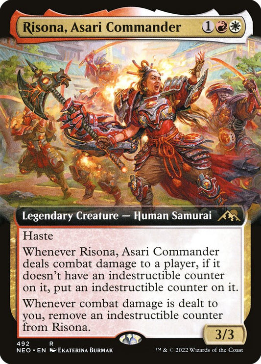 Risona, Asari Commander – Kamigawa: Neon Dynasty [NEO] – English – #492