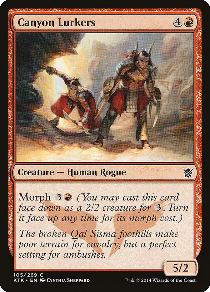 Canyon Lurkers – Khans of Tarkir [KTK] – English – #105