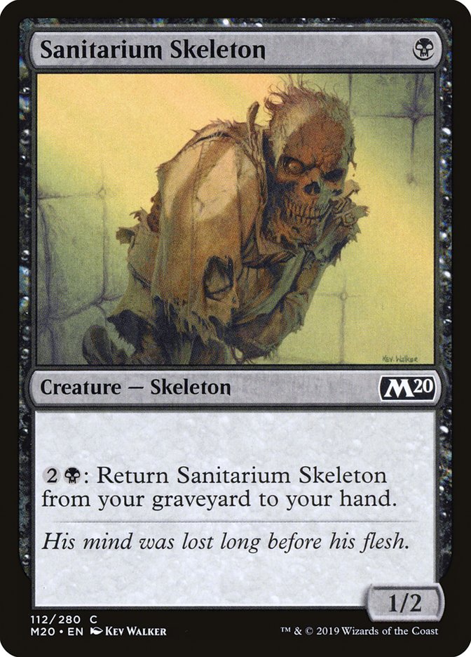 Sanitarium Skeleton – Core Set 2020 [M20] – D – #112