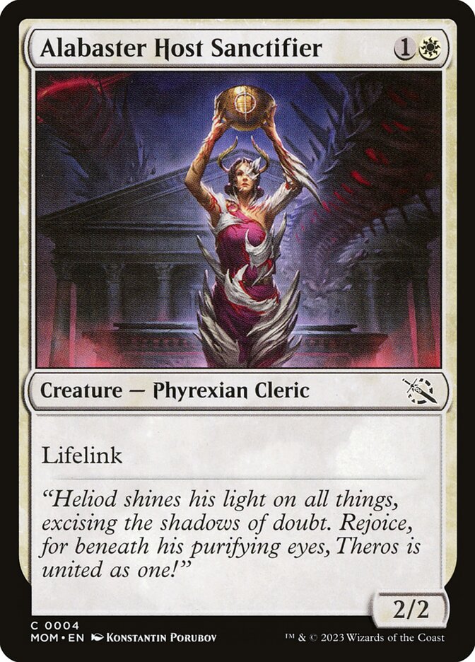Alabaster Host Sanctifier – March of the Machine [MOM] – D – #4