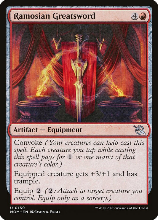 Ramosian Greatsword – March of the Machine [MOM] – English – #159