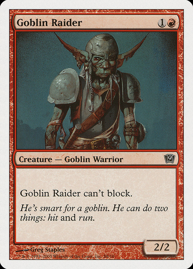 Goblin Raider – Ninth Edition [9ED] – D – #S8