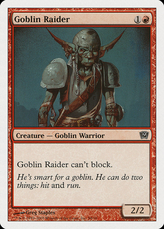 Goblin Raider – Ninth Edition [9ED] – D – #S8