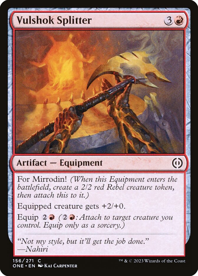 Vulshok Splitter – Phyrexia: All Will Be One [ONE] – English – #156