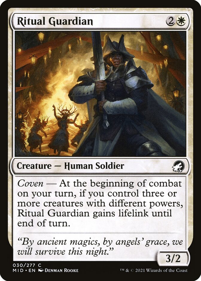Ritual Guardian – Innistrad: Midnight Hunt [MID] – English – #30