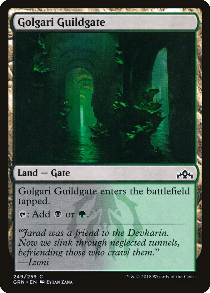 Golgari Guildgate – Guilds of Ravnica [GRN] – English – #249