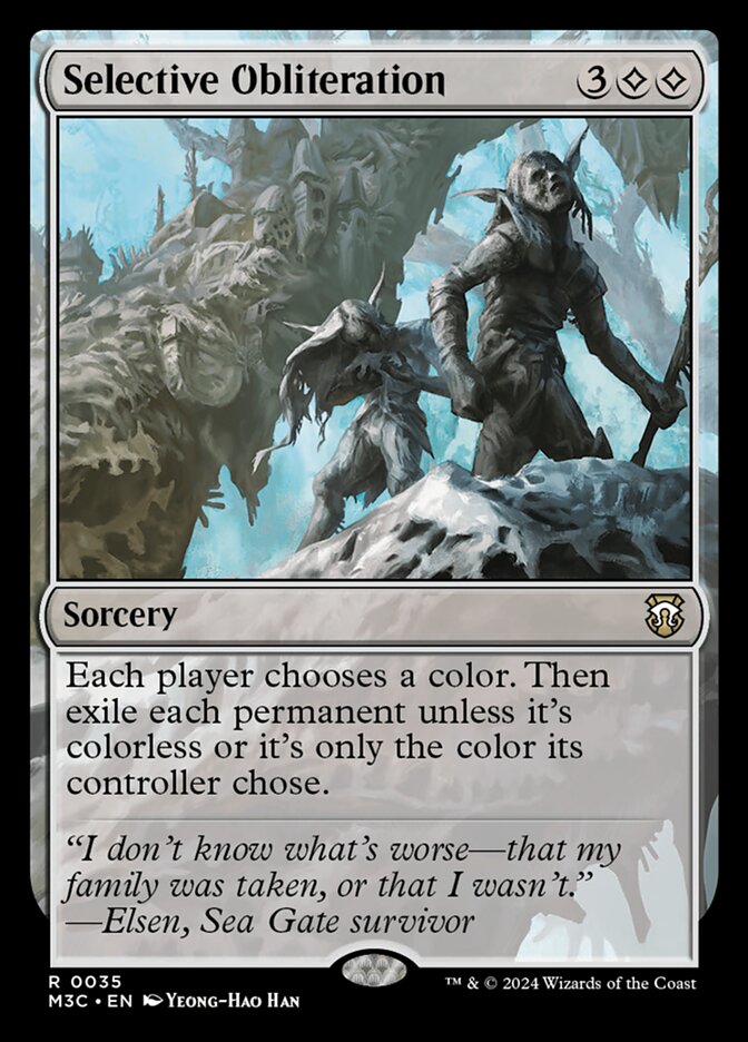 Selective Obliteration – Modern Horizons 3 Commander [M3C] – English – #35