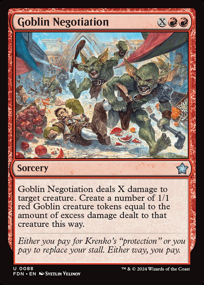 Goblin Negotiation – Foundations [FDN] – D – #88