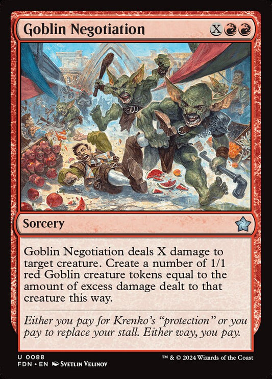 Goblin Negotiation – Foundations [FDN] – D – #88