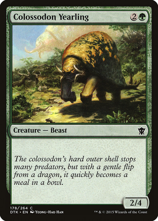 Colossodon Yearling – Dragons of Tarkir [DTK] – English – #178