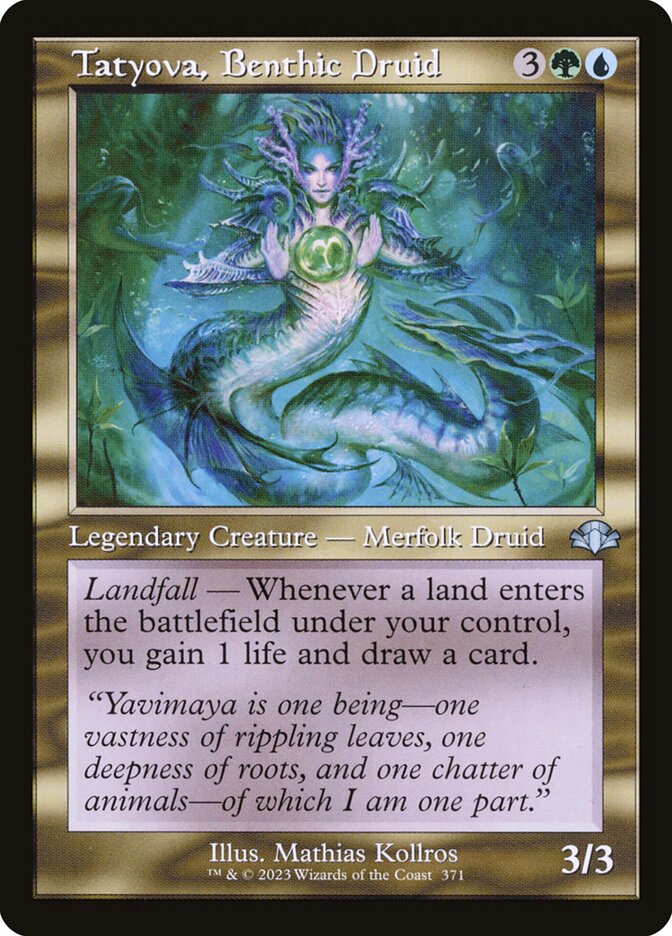 Tatyova, Benthic Druid – Dominaria Remastered [DMR] – English – #371