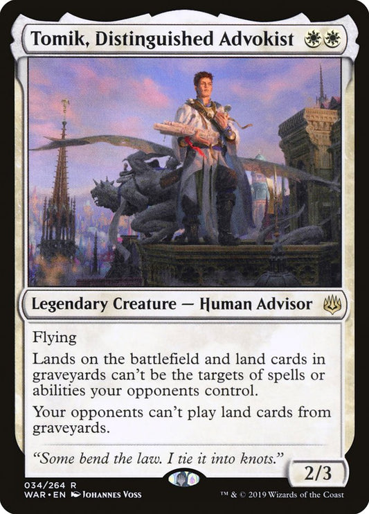 Tomik, Distinguished Advokist – War of the Spark [WAR] – D – #34