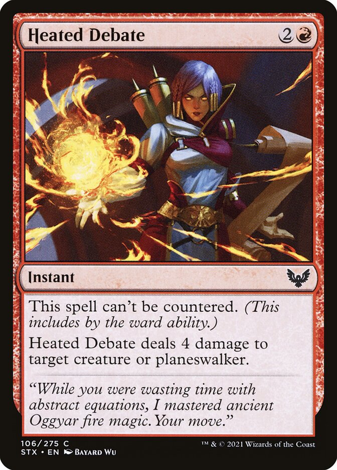 Heated Debate – Strixhaven: School of Mages [STX] – English – #106