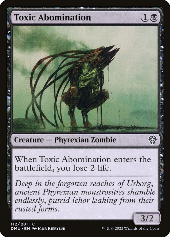 Toxic Abomination – Dominaria United [DMU] – English – #112