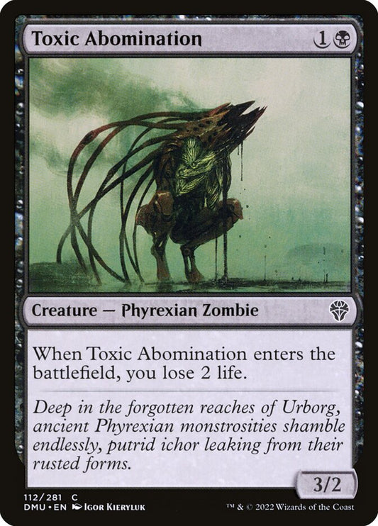 Toxic Abomination – Dominaria United [DMU] – English – #112