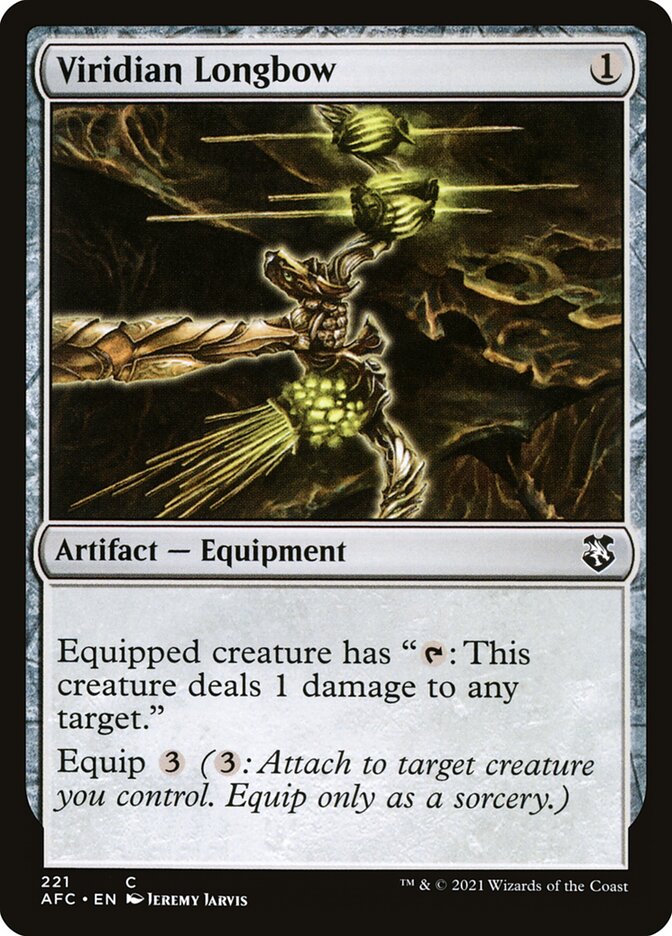 Viridian Longbow – Forgotten Realms Commander [AFC] – English – #221
