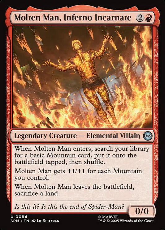 Molten Man, Inferno Incarnate – Marvel's Spider-Man [SPM] – D – #84