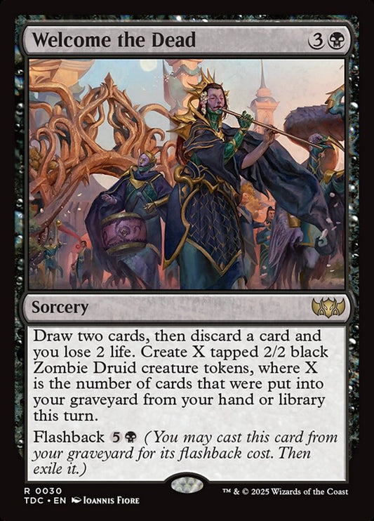 Welcome the Dead – Tarkir: Dragonstorm Commander [TDC] – English – #30