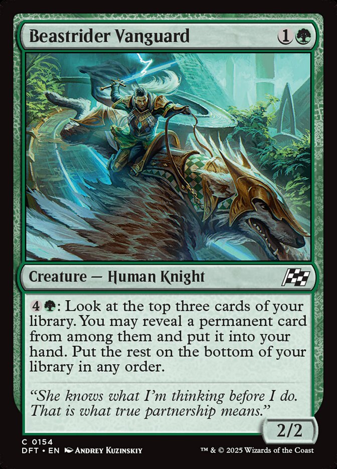 Beastrider Vanguard – Aetherdrift [DFT] – D – #154