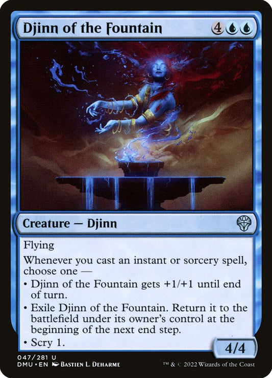 Djinn of the Fountain – Dominaria United [DMU] – English – #47