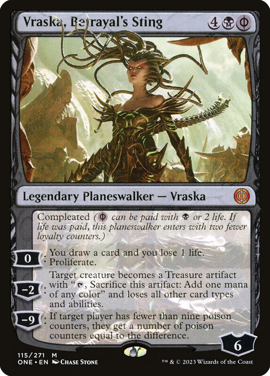 Vraska, Betrayal's Sting – Phyrexia: All Will Be One [ONE] – English – #115