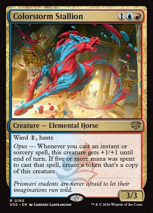 Colorstorm Stallion – Secrets of Strixhaven [SOS] – English – #180