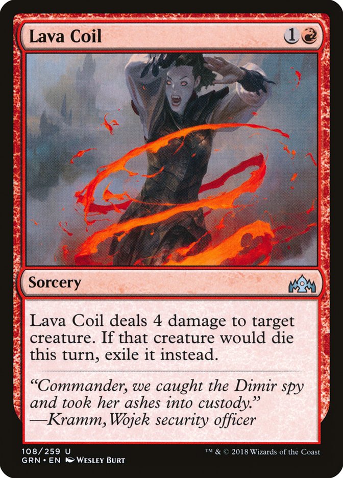Lava Coil – Guilds of Ravnica [GRN] – D – #108