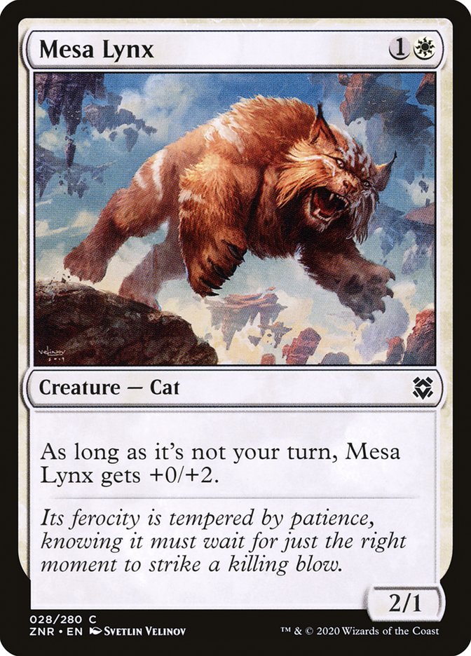 Mesa Lynx – Zendikar Rising [ZNR] – English – #28