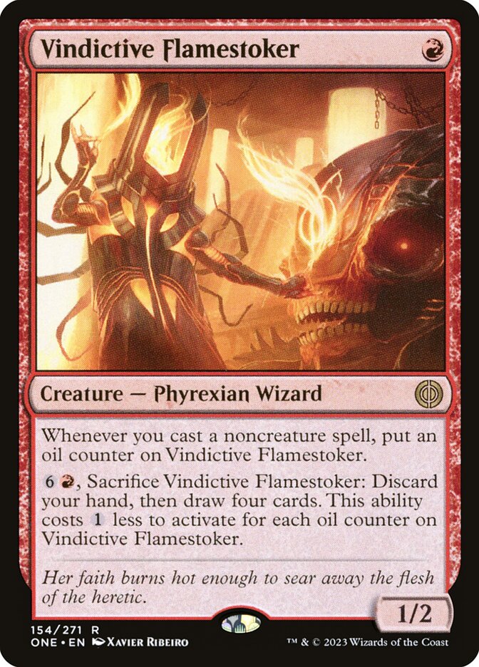 Vindictive Flamestoker – Phyrexia: All Will Be One [ONE] – D – #154