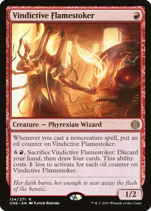 Vindictive Flamestoker – Phyrexia: All Will Be One [ONE] – D – #154