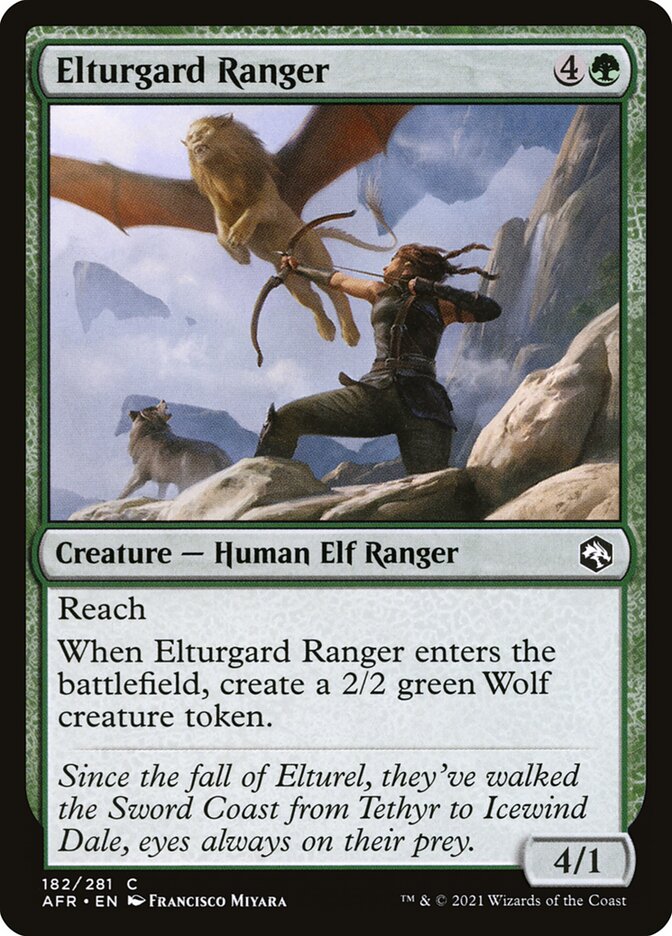Elturgard Ranger – Adventures in the Forgotten Realms [AFR] – English – #182