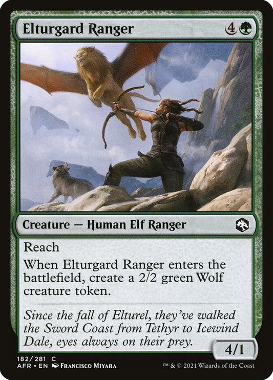 Elturgard Ranger – Adventures in the Forgotten Realms [AFR] – English – #182