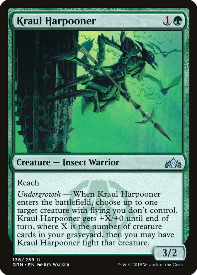 Kraul Harpooner – Guilds of Ravnica [GRN] – D – #136