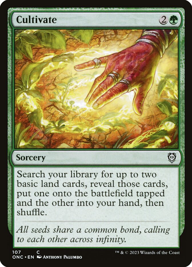 Cultivate – Phyrexia: All Will Be One Commander [ONC] – D – #107