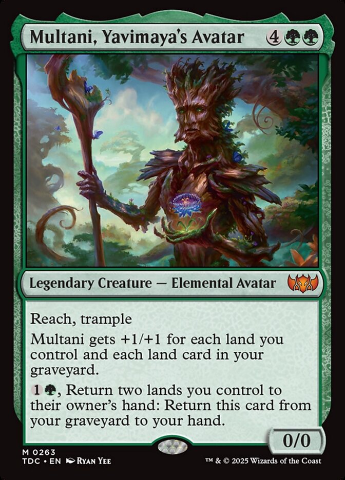 Multani, Yavimaya's Avatar – Tarkir: Dragonstorm Commander [TDC] – English – #263